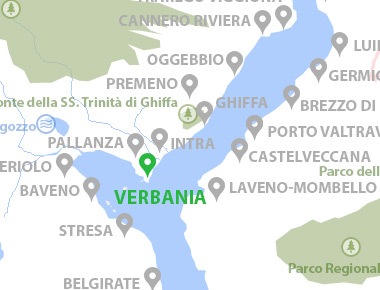 Karte von Verbania