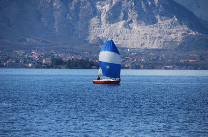Segeln am Lago Maggiore in Calde