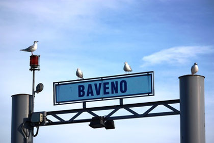 Baveno - Schild