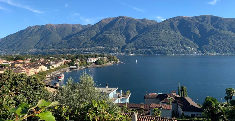 Blick auf den Monte Verità
