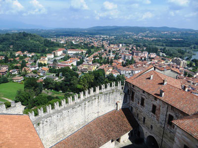 Blick von der Rocca d’Angera