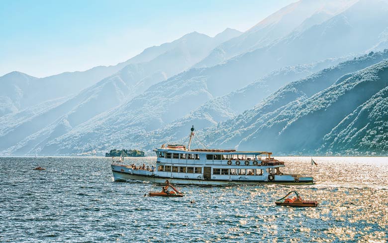 Fähre auf dem Lago Maggiore