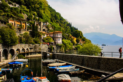 Hafen in Castelli di Cannero