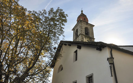Bild der Kirche in Ronco sopra Ascona
