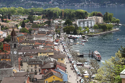 Markt am Lago Maggiore in Ascona