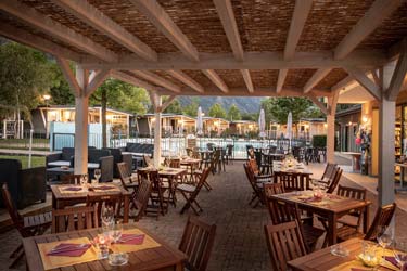 Restaurant auf dem Residence Il Borgo delle Arti