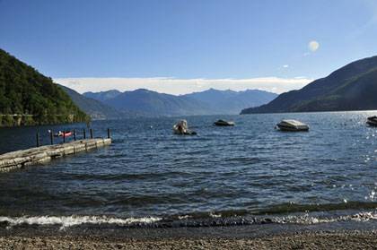 Strand am Lago Maggiore