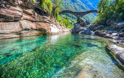 Der Fluss Tessin