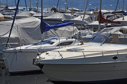 Yachthafen in Locarno