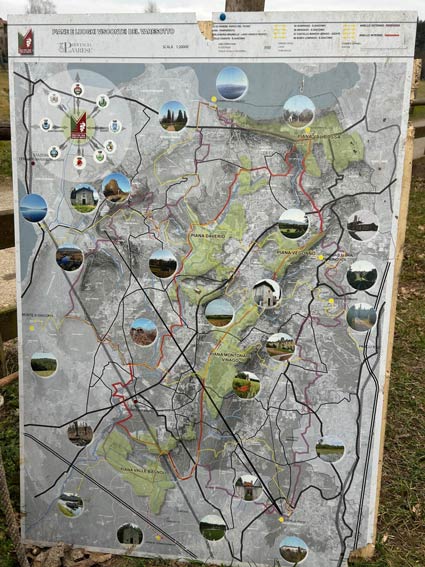 Ebene von Vegonno ist Teil des Parco delle Piane