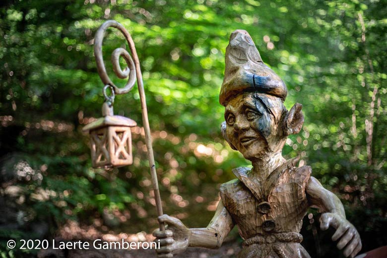 Fantastische Skulpturen im Park Campo dei Fiori