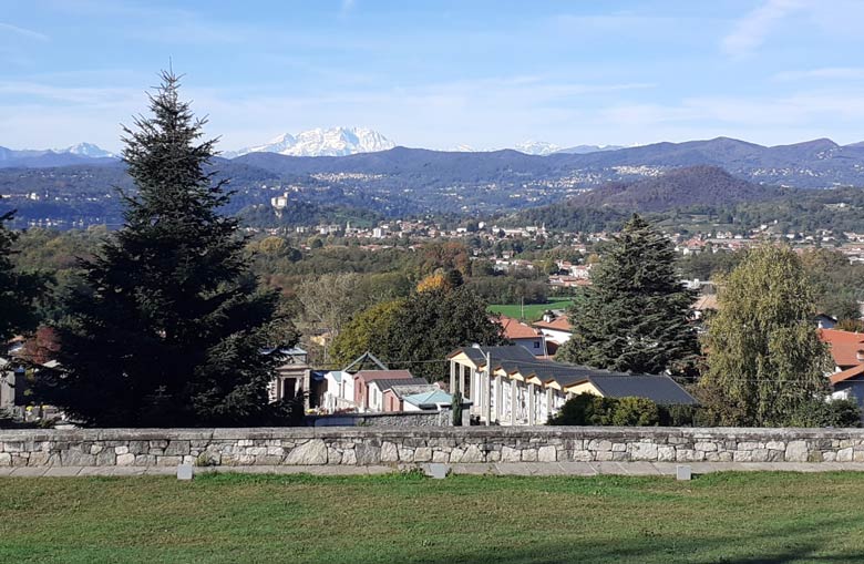 Blick vom Taino Park (Parco di Taino)