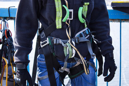 Bild eines Bungee Jumpers