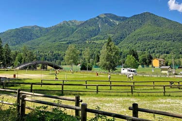 Eingangsbereich vom Camping la Pineta