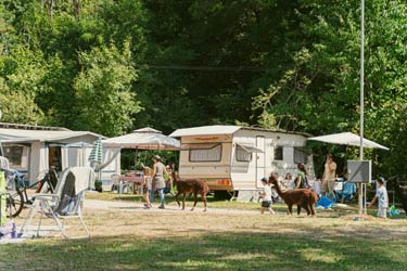 Stellplatz auf dem Ca Stella Camping del Monte San Giorgio