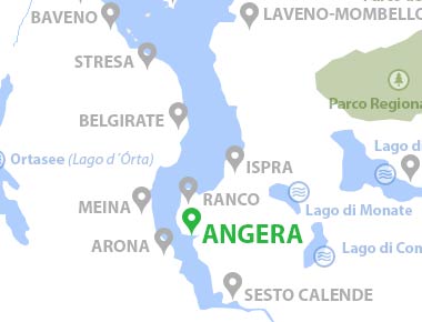 Karte Angera
