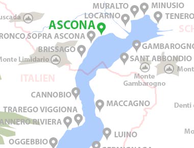 Karte Ascona