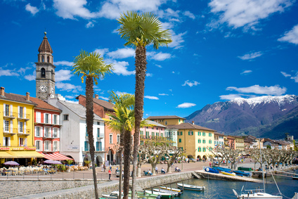 Ascona mit Palmen