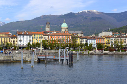 Blick auf Verbania