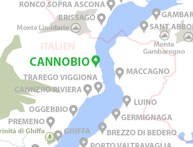Karte Cannobio