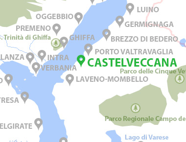 Karte Castelveccana