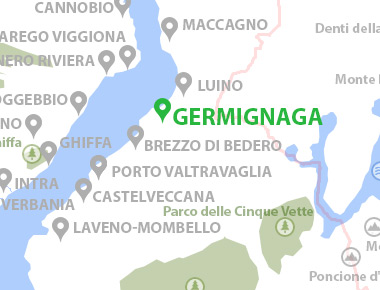 Karte Germignaga