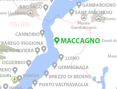 Karte von Maccagno