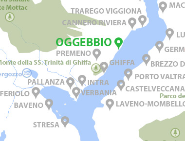 Karte von Oggebbio