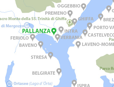 Karte von Pallanza