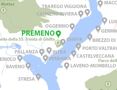 Karte von Premeno