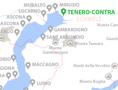 Karte von Tenero-Contra
