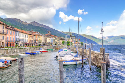 Bild der Uferpromenade in Cannobio
