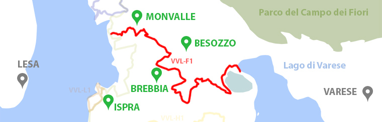 Streckenführung Mühlenweg (Sentiero dei mulini)