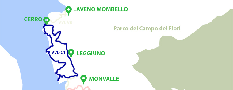 Streckenführung vom Santa Caterina Ring (Anello di Santa Caterina) - VVL-C1