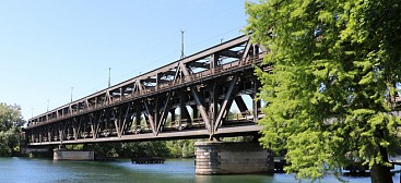 Eisenbrücke in Sesto Calende
