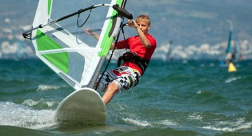 Surfen am Lago Maggiore